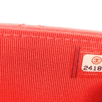 Lambskin Quilted Wallet On Chain WOC Red