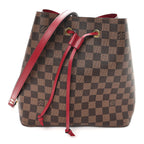 Damier Ebene Neonoe MM Cherry Berry