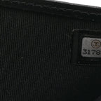Caviar Quilted Compact Boy Wallet Black