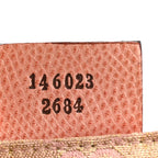 Metallic Monogram Lizard Jackie O Hobo Pink
