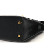 Chevre Chamkila Mini Kelly Sellier 20 Black