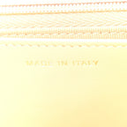 Caviar Quilted Wallet on Chain WOC Beige