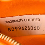 Nappa Intrecciato Mini Jodie Tangerine