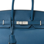 Togo Birkin 35 Bleu Izmir