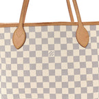 Damier Azur Neo Neverfull MM Rose Ballerine