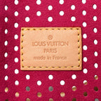 Monogram Perforated Speedy 30 Fuchsia