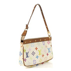 Monogram Multicolor Pochette Accessories White