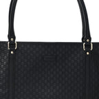 Microguccissima Medium Joy Tote Black