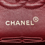 Lambskin Quilted Small Double Flap Black