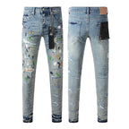 PURPLE  Fashion Jeans 9072