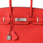 Togo Birkin 30 Rouge Radieux