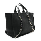 Mixed Fibers Small Deauville Tote Black