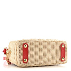 LV X TM Rattan Denim Calfskin Cerises Capucines Mini