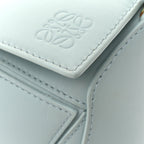 Grained Calfskin Small Puzzle Bag Aquamarine