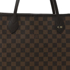 Damier Ebene Neo Neverfull MM Rose Ballerine