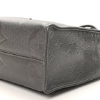 Metallic Empreinte Monogram Giant Onthego PM Gun Metal