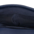 Calfskin Chevron Quilted Braided Small Boy Flap White Navy
