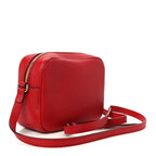 Pebbled Calfskin Small Soho Disco Bag Vibrant Red
