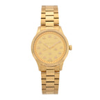 Stainless Steel 32mm G-Timeless Bee Quartz Watch Gold