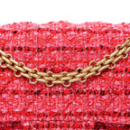 Tweed Quilted Mini 2.55 Reissue Flap Red Ecru Black