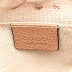 Pebbled Calfskin Small Soho Disco Bag Rose Beige