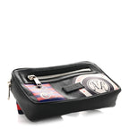 GG Supreme Monogram Night Courrier Belt Bag Black Multicolor