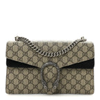 GG Supreme Monogram Small Dionysus Shoulder Bag Black