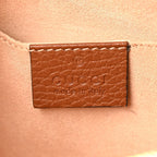 New Denim GG Monogram Dollar Calfskin Mini Ophidia Shoulder Bag Blue Tea Cuir Epilog