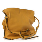Nappa Medium Flamenco Knot Bag Mustard