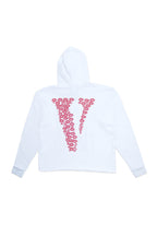 VLONE RED LIPSTICK OG EMBROIDERED HOODIE (white)