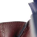 Togo Swift Officier Birkin 30 Bleu Encre Rouge H