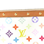Monogram Multicolor Pochette Accessories White