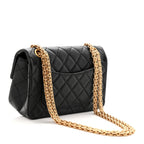 Calfskin Quilted 2.55 Reissue Mini Flap Black