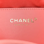 Suede Quilted Mini Chanel 25 Handbag Pink