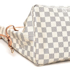 Damier Azur Neo Neverfull GM Rose Ballerine