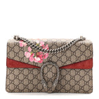 GG Supreme Monogram Blooms Small Dionysus Shoulder Bag Beige Multicolor Dry Rose