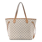 Damier Azur Neo Neverfull MM Rose Ballerine
