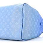 Monogram Clouds Keepall Bandouliere 50 Blue