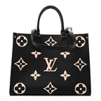 Empreinte Monogram Giant Onthego MM Black Beige