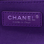 Shaded Calfskin Small Deauville Tote Purple Blue