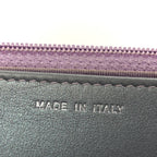 Iridescent Lambskin Quilted Reissue Wallet On Chain WOC Light Purple