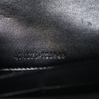 Calfskin Matelasse GG Marmont Chain Wallet Black