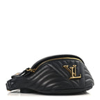 Calfskin Quilted New Wave Bumbag Black