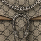 GG Supreme Monogram Mini Dionysus Shoulder Bag Taupe