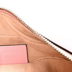 Calfskin Matelasse Small GG Marmont Chain Shoulder Bag Wild Rose