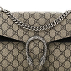 GG Supreme Monogram Small Dionysus Shoulder Bag Black