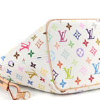 LV X TM Monogram Multicolor Neverfull MM White