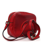 Pebbled Calfskin Small Soho Disco Bag Tabasco Red