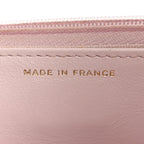 Caviar Quilted Wallet on Chain WOC Light Pink