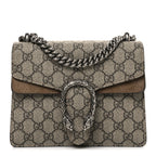 GG Supreme Monogram Mini Dionysus Shoulder Bag Taupe